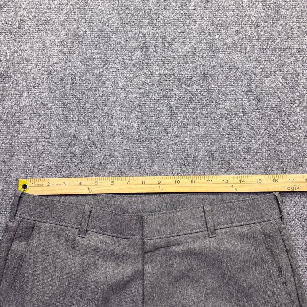 Vintage Levis Action Slacks Men Sz 34 Gray Polyester Straight Leg Pants USA 1991